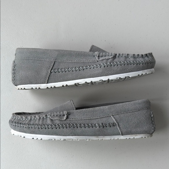 Manitobah Gray Moccasins Leather Suede - Picture 9 of 16